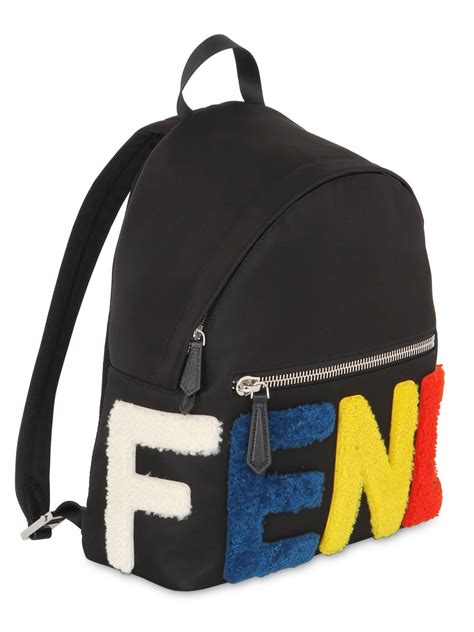 fendi shearling backpack|fendi handbags.